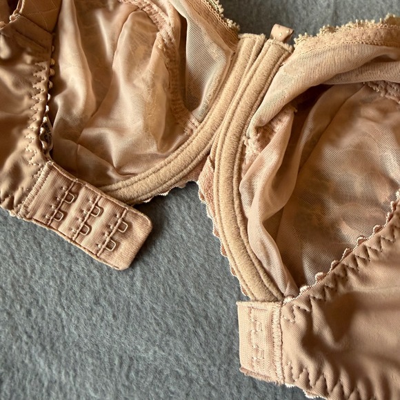 Prima Donna Bra EU 75 FR 90 UK 34 Beige Lace Underwire Everyday Comfort - Picture 5 of 8